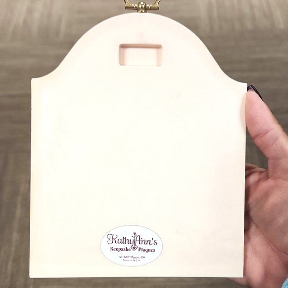 Kathy Ann's Keepsake Plaque "For The One I Love" - Picture 3 of 3